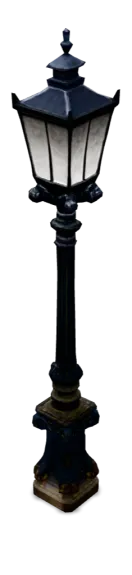 Victorian street lamp